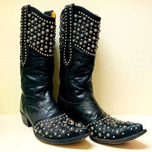 Old Gringo Leigh Anne Black Boots 7.5